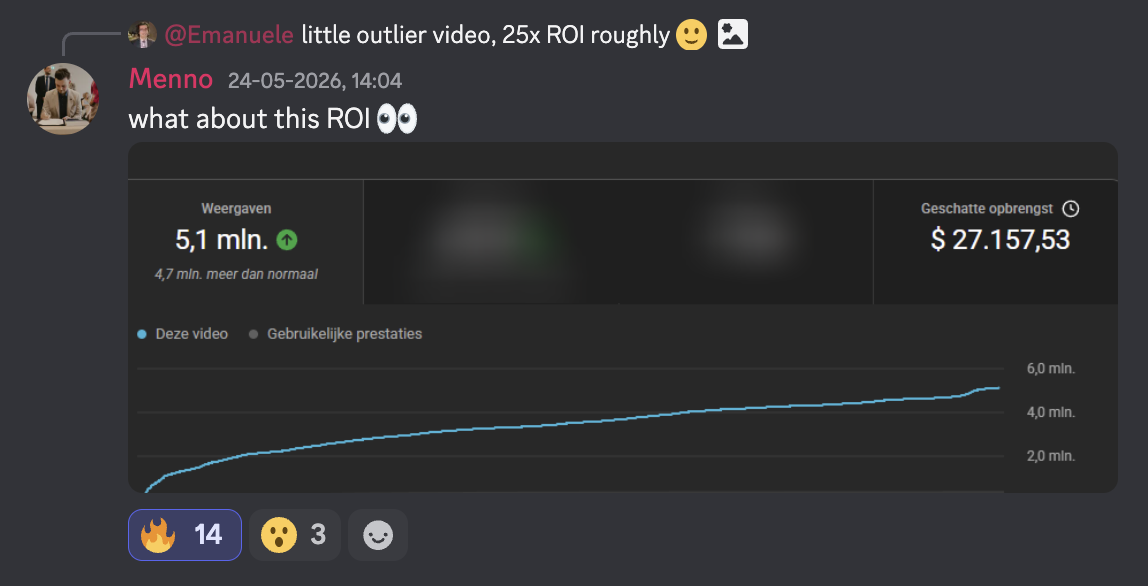 Menno A single video made over $27,157